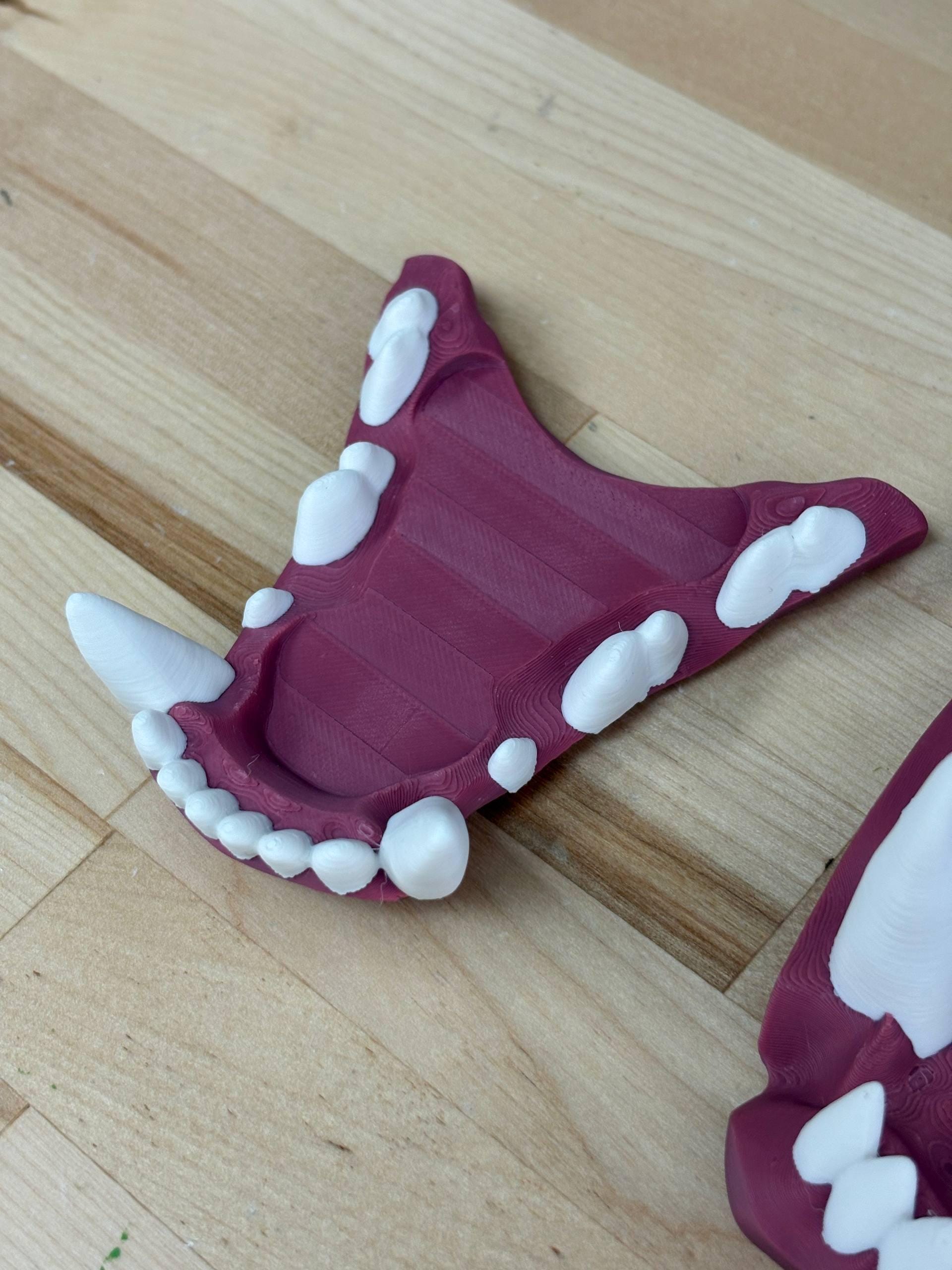Fursuit Fox Jawset 3D-printed PLA