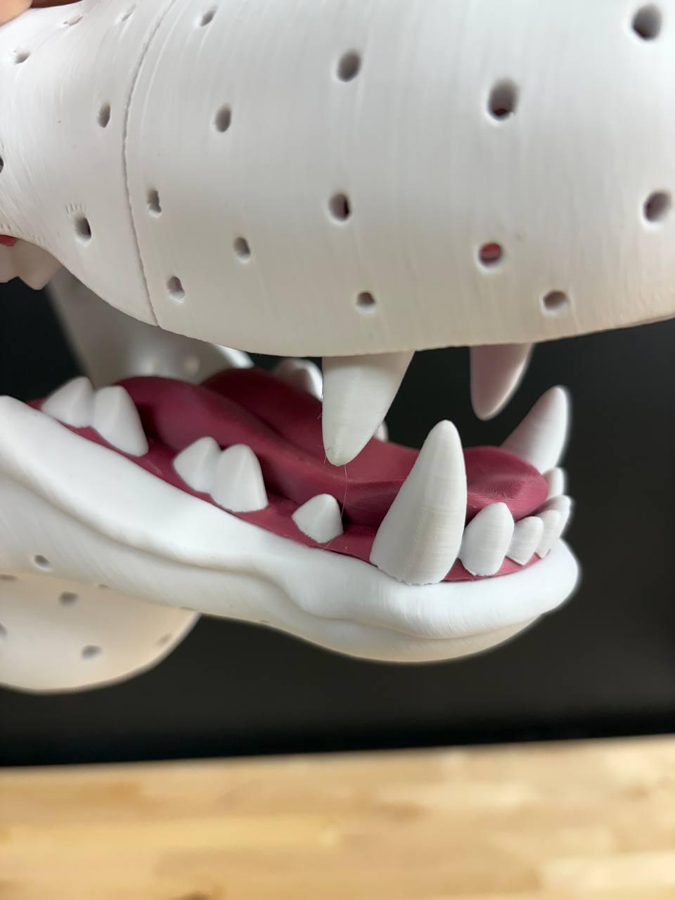 Canine Tongue 3D-Printed PLA