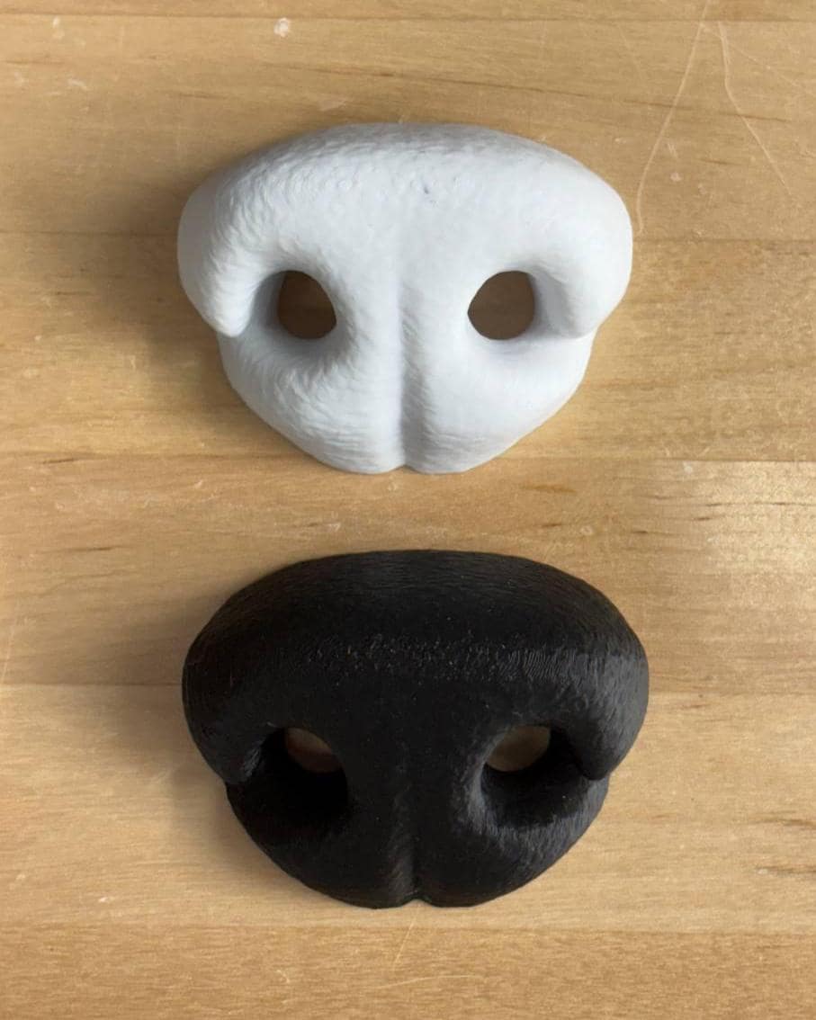 Fursuit Nose Canine 3D-printed PLA