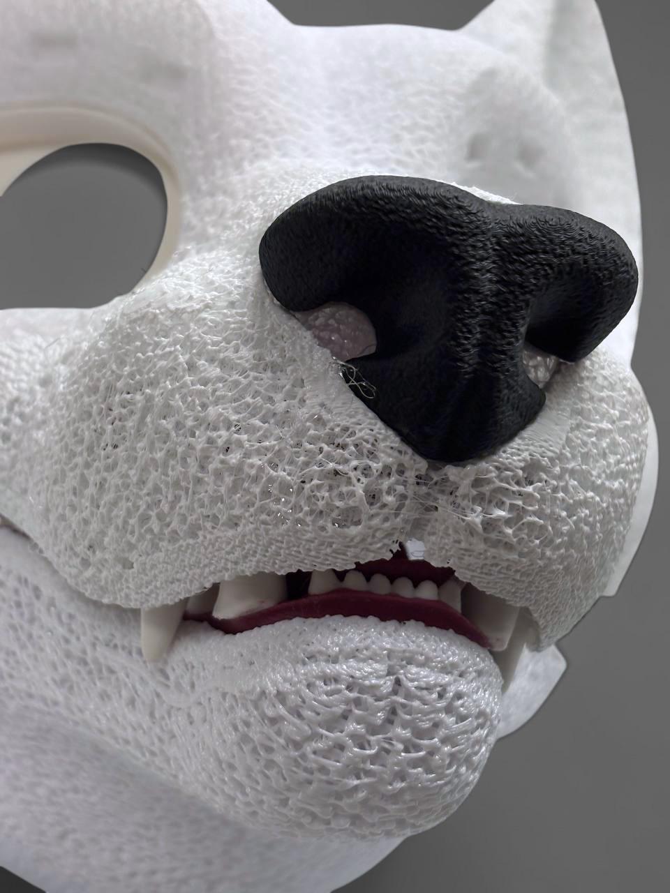 Feline TPU Fursuit Headbase With Moving Jaw