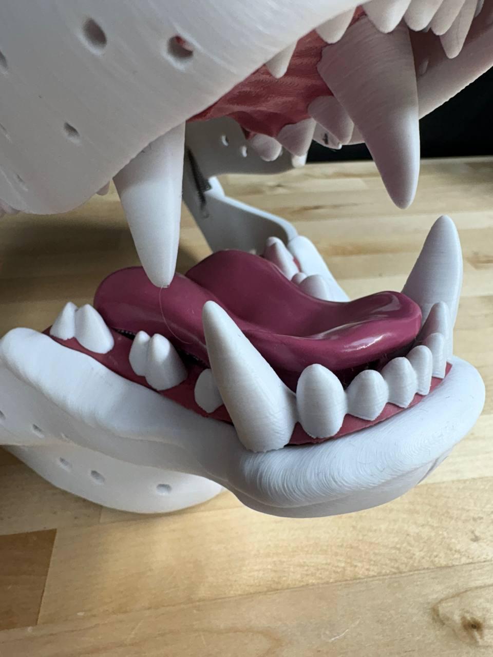 Canine Silicone Tongue For Fursuit | CUSTOM COLORS