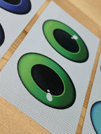 Fursuit eyes - 12 Colors // Sublimated PVC mesh
