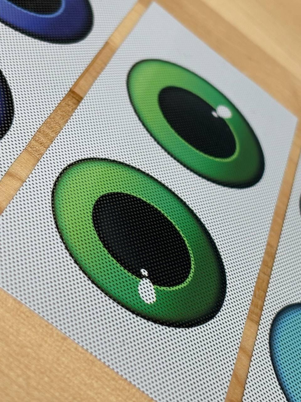 Fursuit eyes - 12 Colors // Sublimated PVC mesh