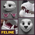 Feline PLA Fursuit Headbase