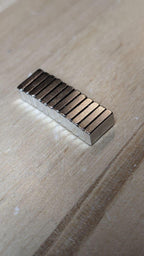 12 pcs - N52 Magnets 6x3x1.5mm for fursuits eyelids and crafts