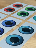 Fursuit eyes - 12 Colors // Sublimated PVC mesh