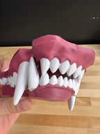 Fursuit Canine Jawset 3D-printed PLA