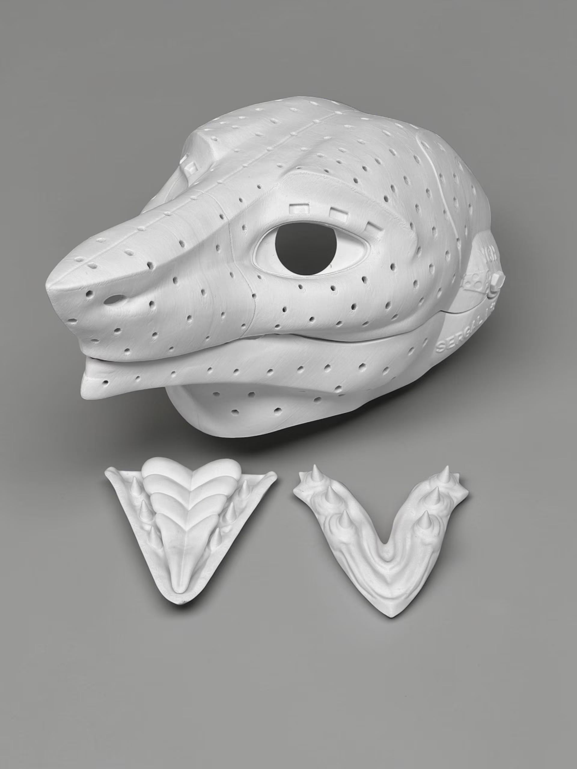 Sergal Fursuit Headbase Kit with moving jaw