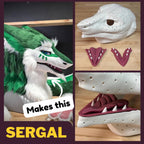 Sergal PLA Fursuit Headbase