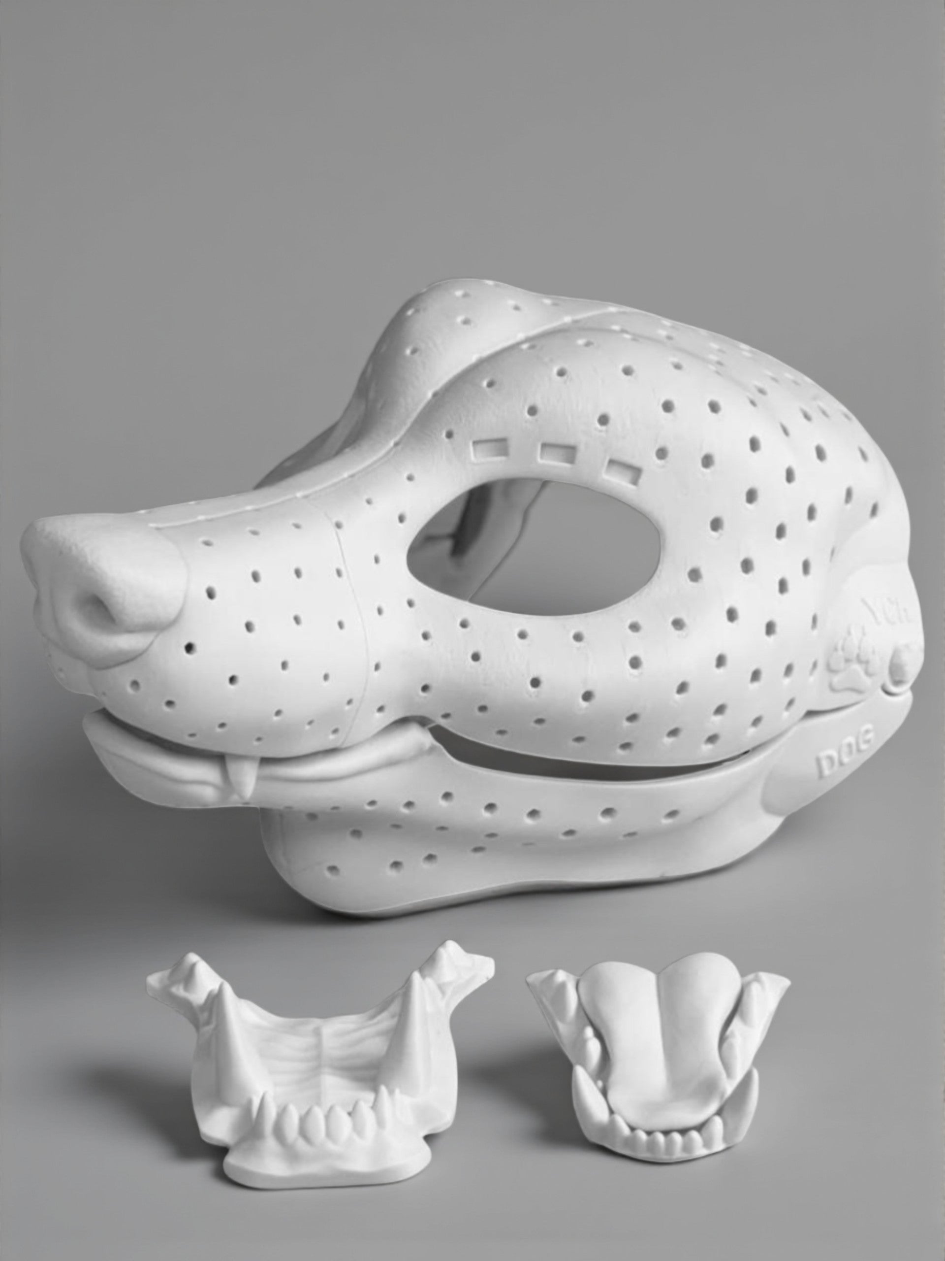 Canine PLA Fursuit Headbase