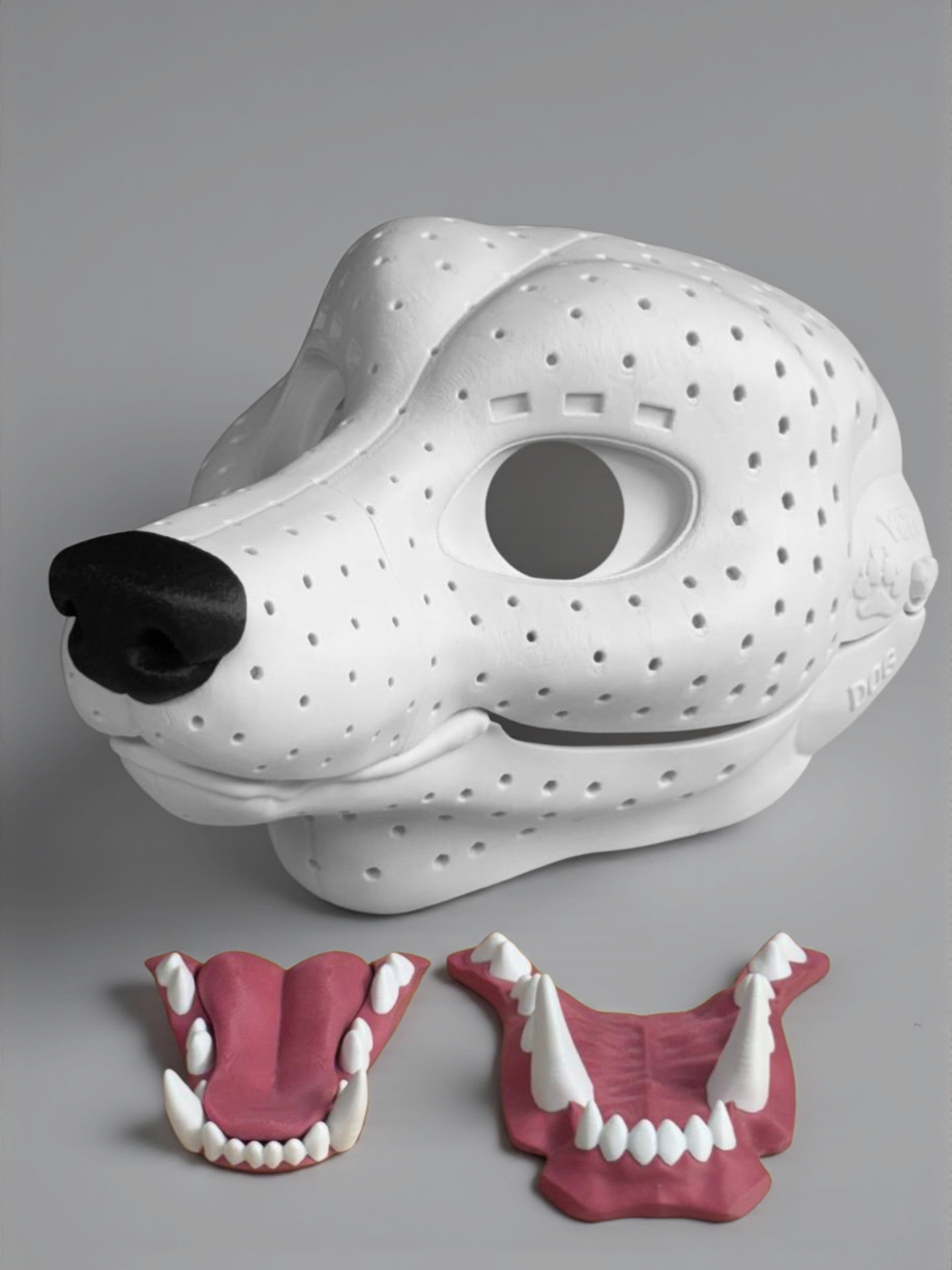 Canine PLA Fursuit Headbase