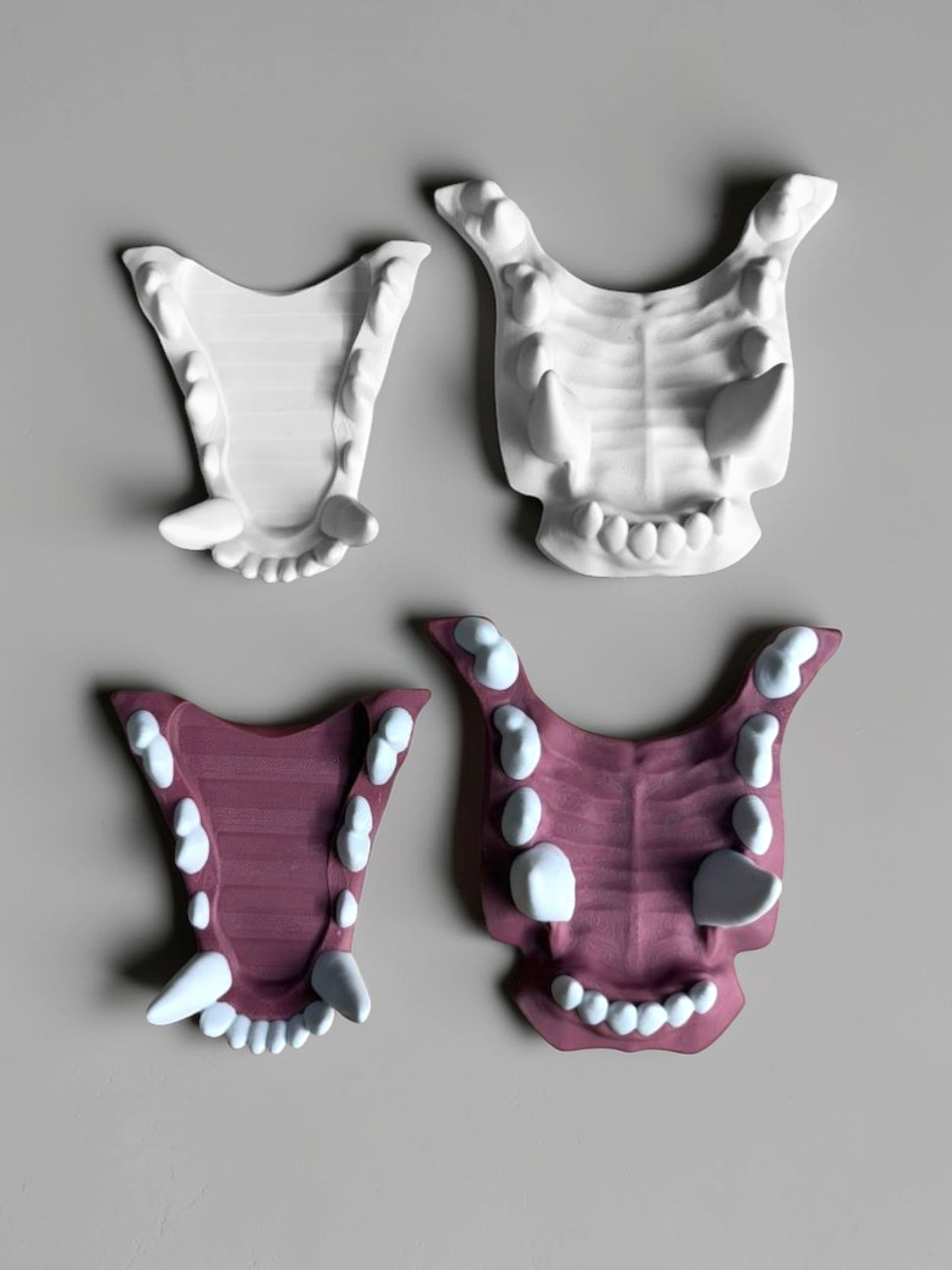 Fursuit Canine Jawset 3D-printed PLA